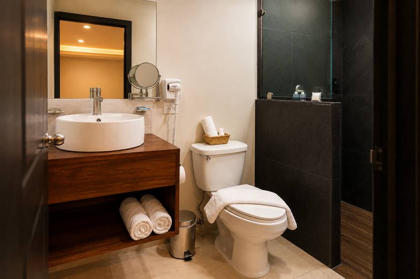 Baño de la habitación Diamante