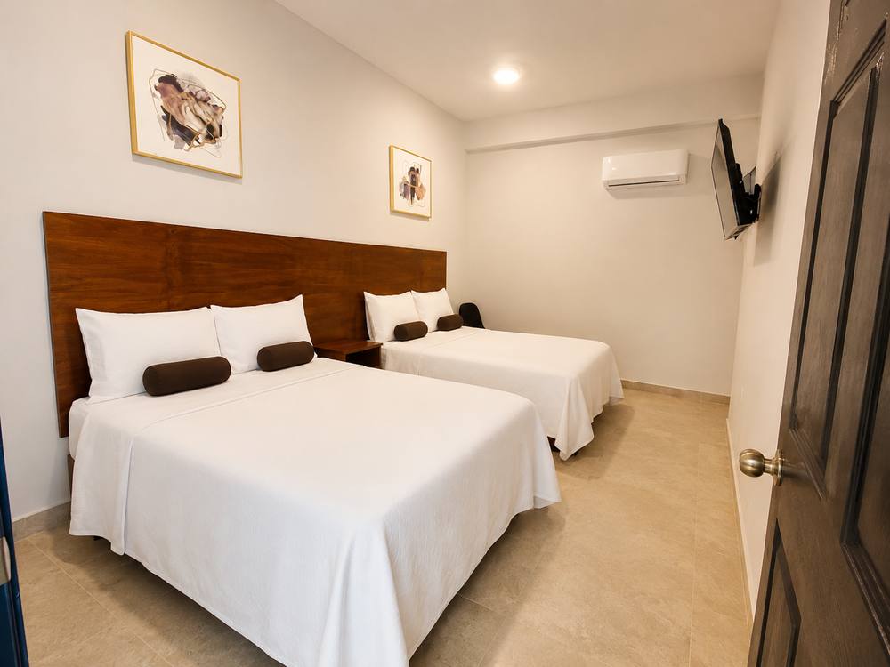 Habitación doble del Hotel Diamante