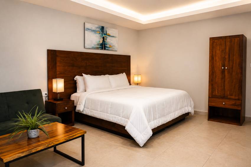 Habitación King del Hotel Diamante