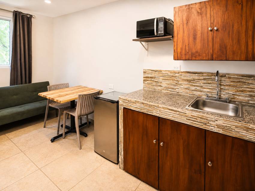 Sala y comedor de la Suite